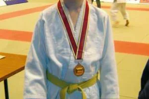 Бронзовый призер 15-го Токийского Международного юношеского чемпионата по дзюдо Игорь Кардаш (Россия, Южно-Сахалинск)