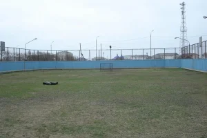 Спортивный корт села Красногорск. 