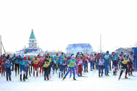 Региональные соревнования по лыжным гонкам прошли в селе Троицкое