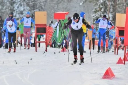Островные спортсмены выступили на «Красногорской лыжне»