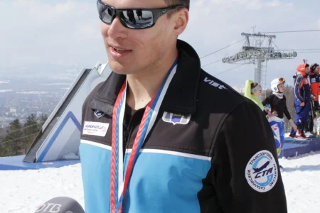 Дмитрий Ульянов стал бронзовым призером чемпионата России в слаломе-гиганте