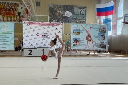 В Корсакове определили победителей соревнований по художественной гимнастике