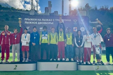 Островные прыгуны на лыжах с трамплина – призеры чемпионата страны