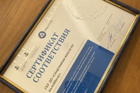 «СШ по волейболу» получила статус образцового учреждения регионального уровня