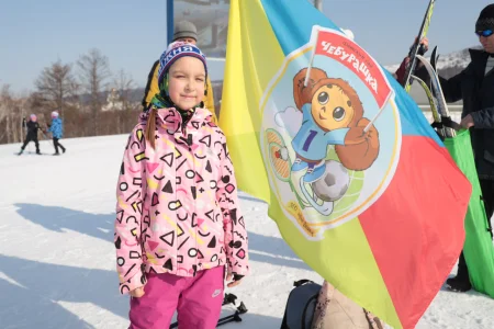 Самые юные спортсмены вышли на лыжню