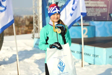 Юные динамовцы вышли на лыжню