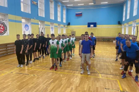Пожарный волейбол