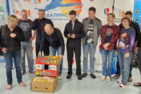 Призеров третьего этапа плавательного марафона определили на Сахалине