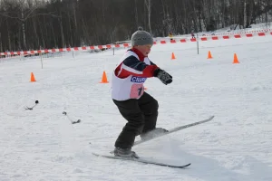 На лыжне будущий чемпион!