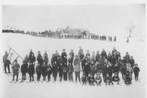 Горнолыжники. Период японской оккупации северного Сахалина (1920-1925). 