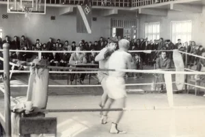 Соревнования по боксу в ДК железнодорожников, 1970-е годы