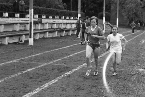 Соревнования по легкой атлетике на Итурупе, середина 1970-х годов