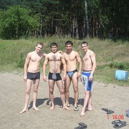 Сборная Сахалинской области по дзюдо в парке отдыха г.Железногорске, Красноярский край