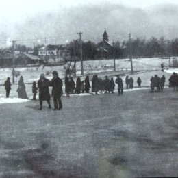 Каток в Александровске-на-Сахалине, конец 1920-х годов 