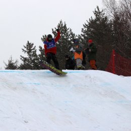 Этап Кубка России по сноуборду (слоупстайл)