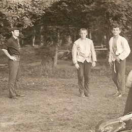 Тренировка сахалинских самбистов, 1970-е годы 