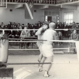Соревнования по боксу в ДК железнодорожников, 1970-е годы