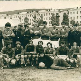 Группа подготовки команды "Сахалин", 1972 год. Стадион ДОСА