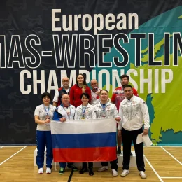 Сахалинцы завоевали две медали чемпионата и первенства Европы по мас-рестлингу