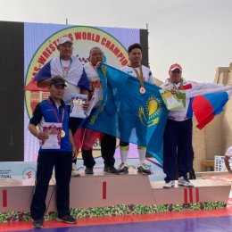 Евгений Борозна взял бронзу на чемпионате мира по мас-рестлингу