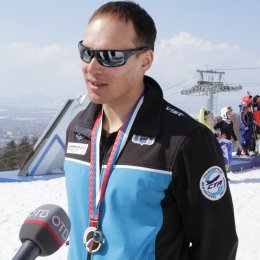 Дмитрий Ульянов стал бронзовым призером чемпионата России в слаломе-гиганте