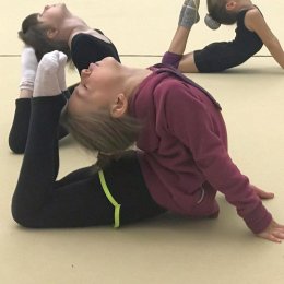 Юные гимнастки сдали свой первый экзамен