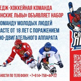 Сахалинцев приглашают в команду по следж-хоккею