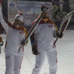 Южно-Сахалинск присоединился к открытию Олимпийских игр