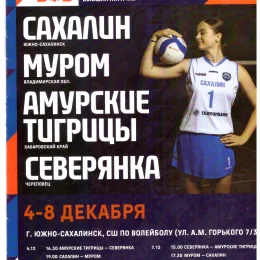 Шестой тур чемпионата России среди женских команд высшей лиги "А" (Южно-Сахалинск)