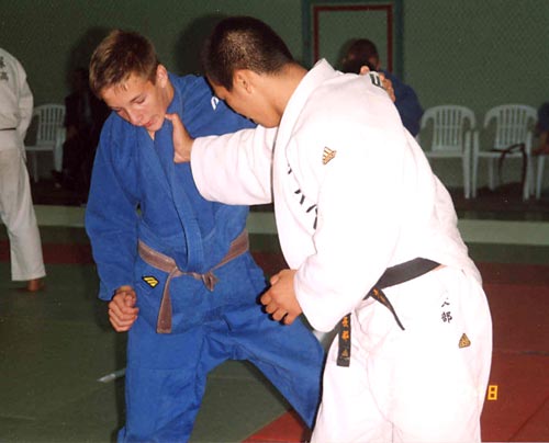 Сахалинская Ассоциация клубов самбо и дзюдо принимает гостей из Японии, август 2003