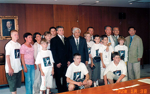 Поездка в Японию по Соглашению об обмене детскими спортинвыми делегациями между Сахалинской областью и префектурой Хоккайдо