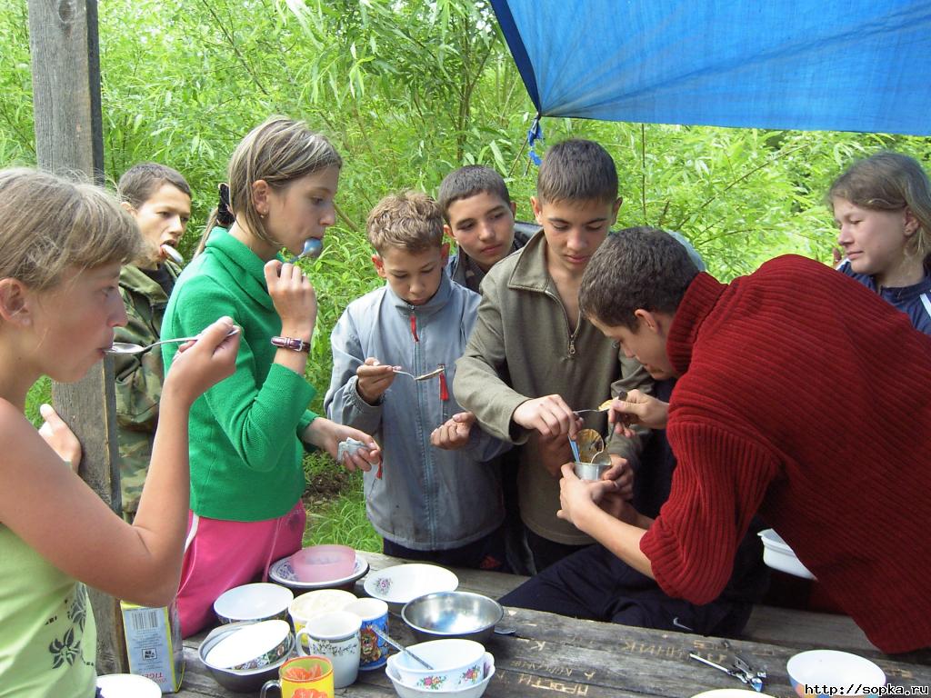 Учебно-тренировочный лагерь у подножия горы Вайда