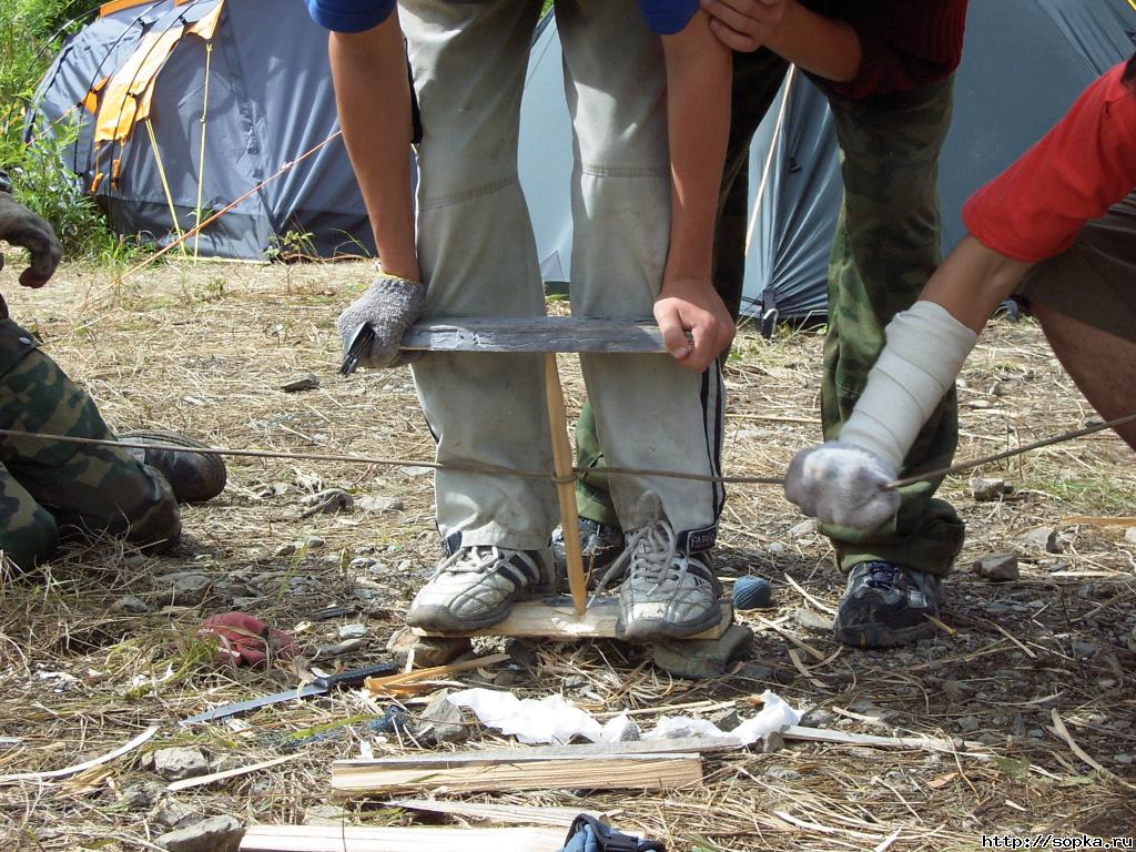 Учебно-тренировочный лагерь у подножия горы Вайда