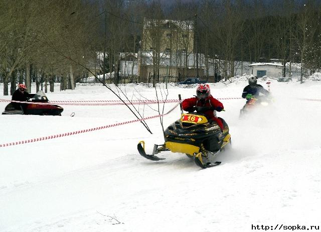 Гонки на снегоходах на Кубок мэра - 2006