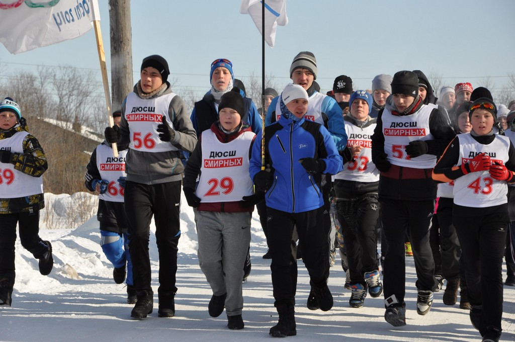 Спортивная жизнь поселка Смирных