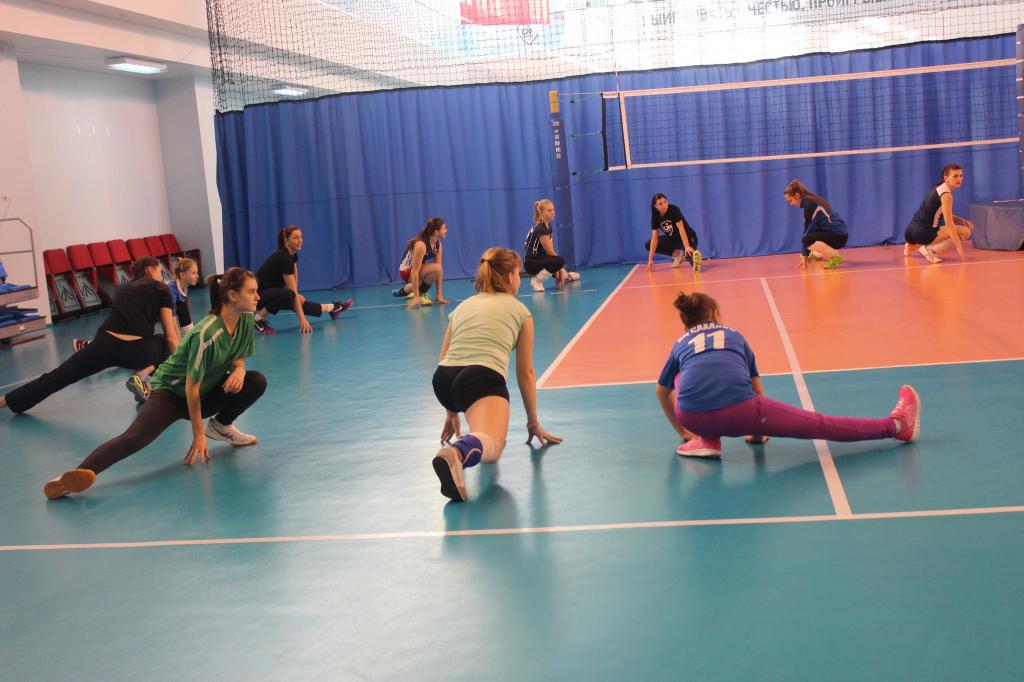 Мастер-класс волейбольной команды Сахалин