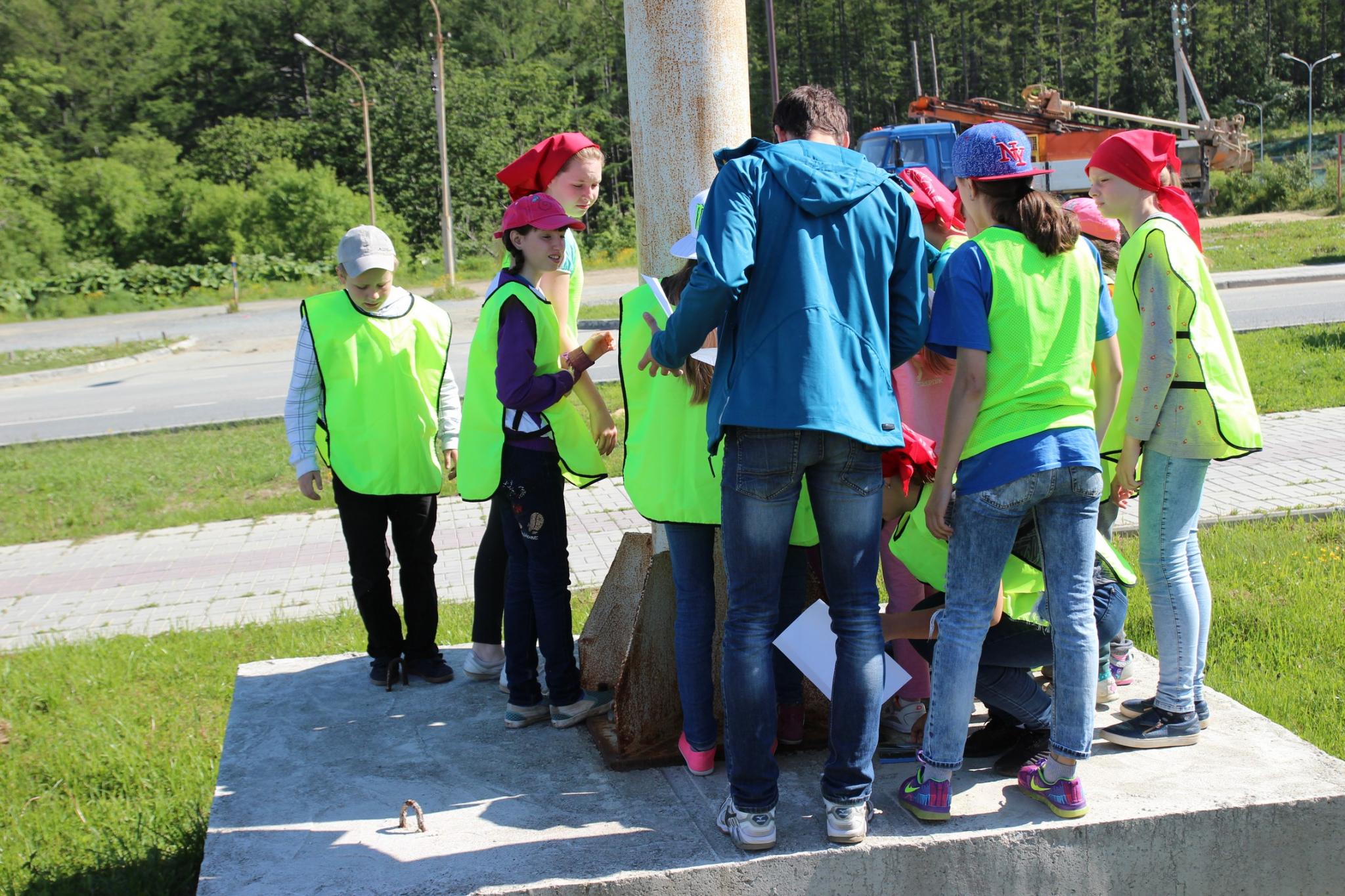 Игра "Кладоискатели" в лагере ВЦ "Сахалин"