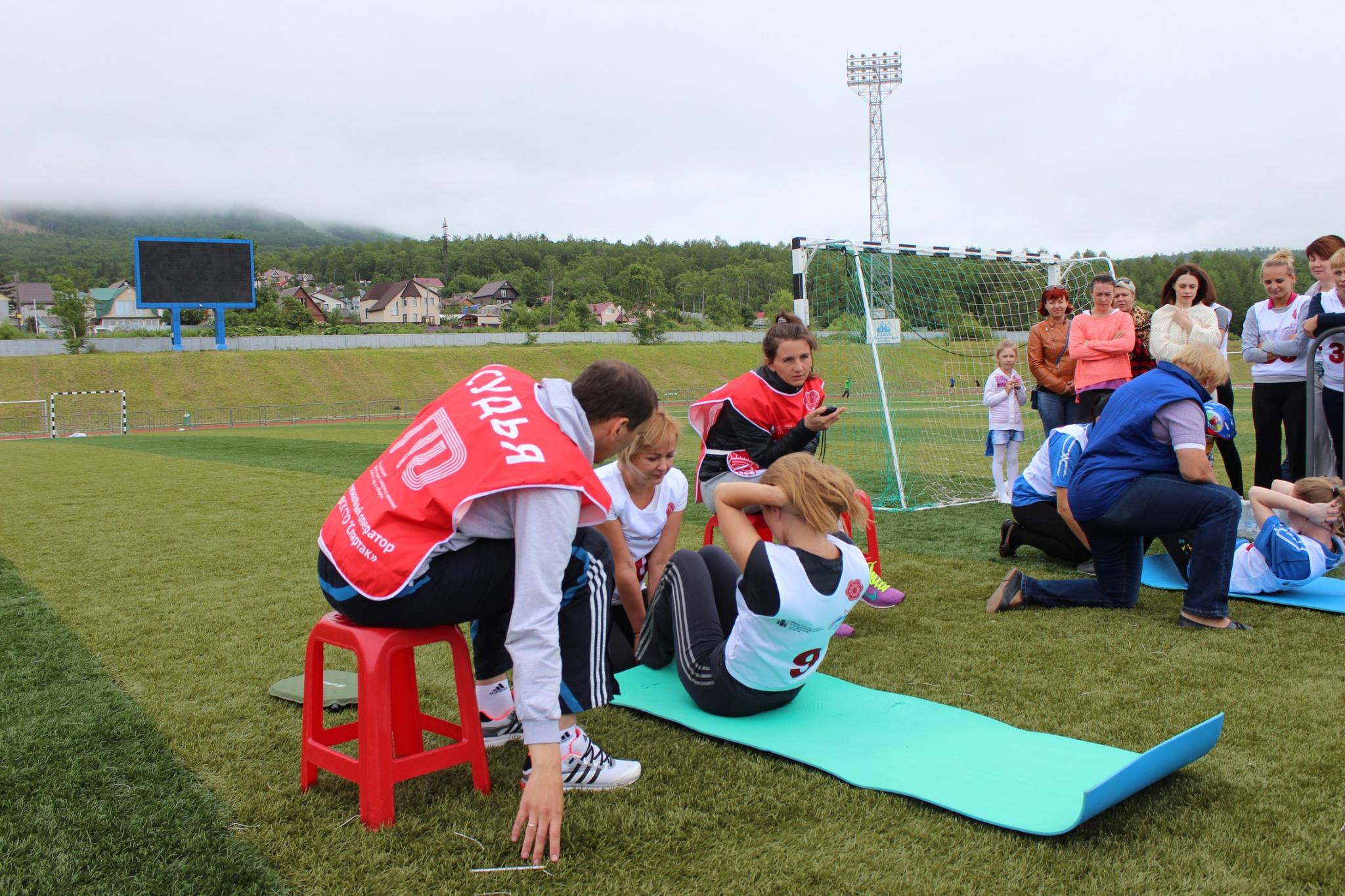 Состязания по сдаче норм ГТО в рамках Спартакиады ОИВ