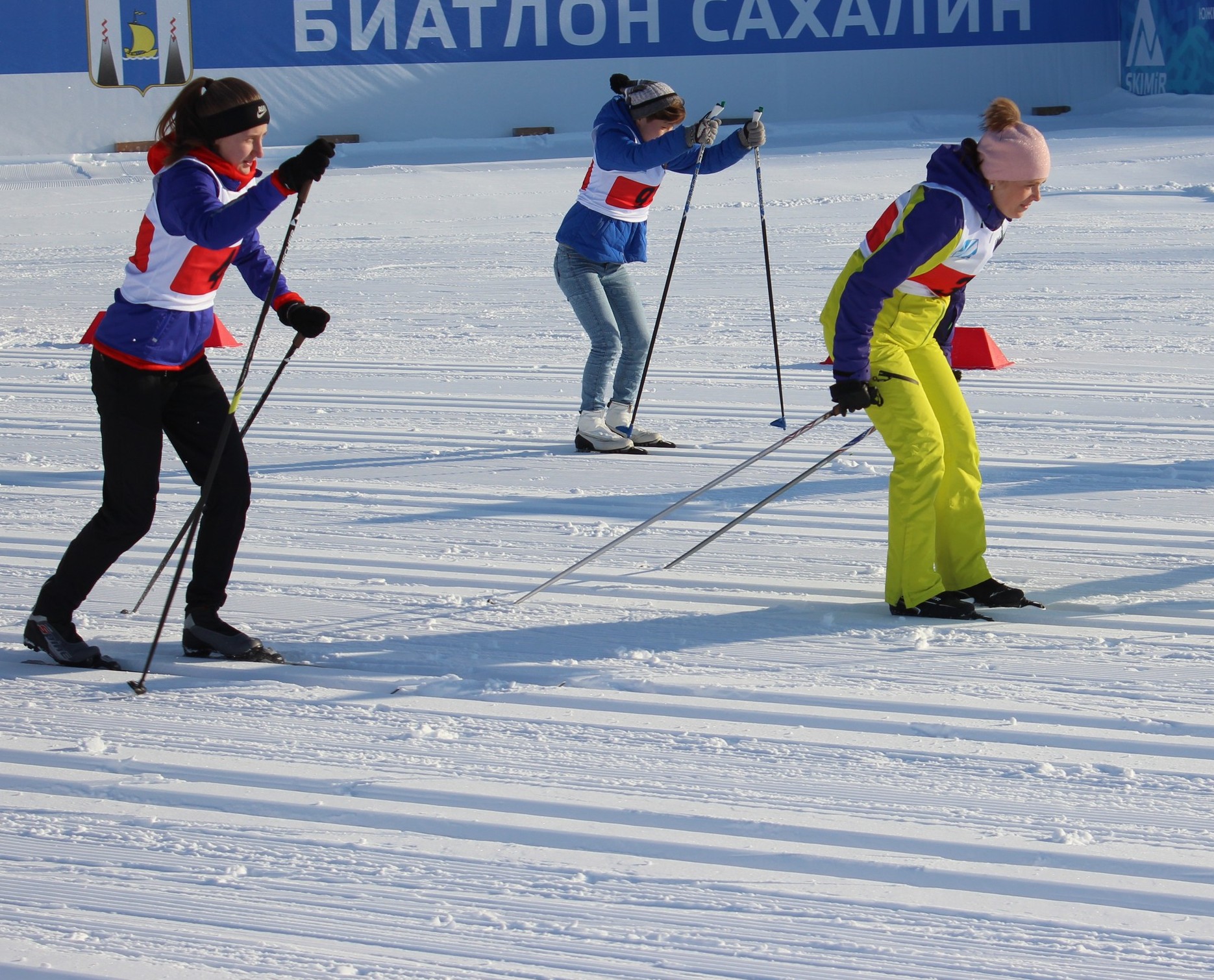 Соревнования по лыжным гонкам в рамках Спартакиады минспорта