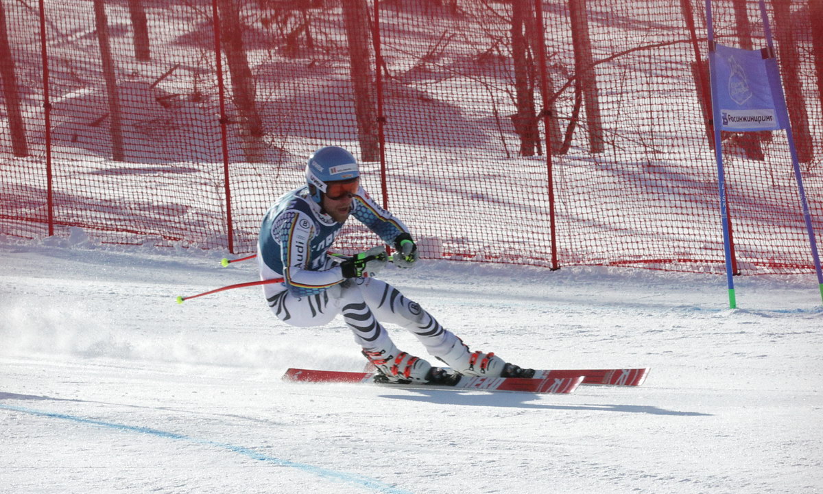 Саша Прокопьева горные лыжи.