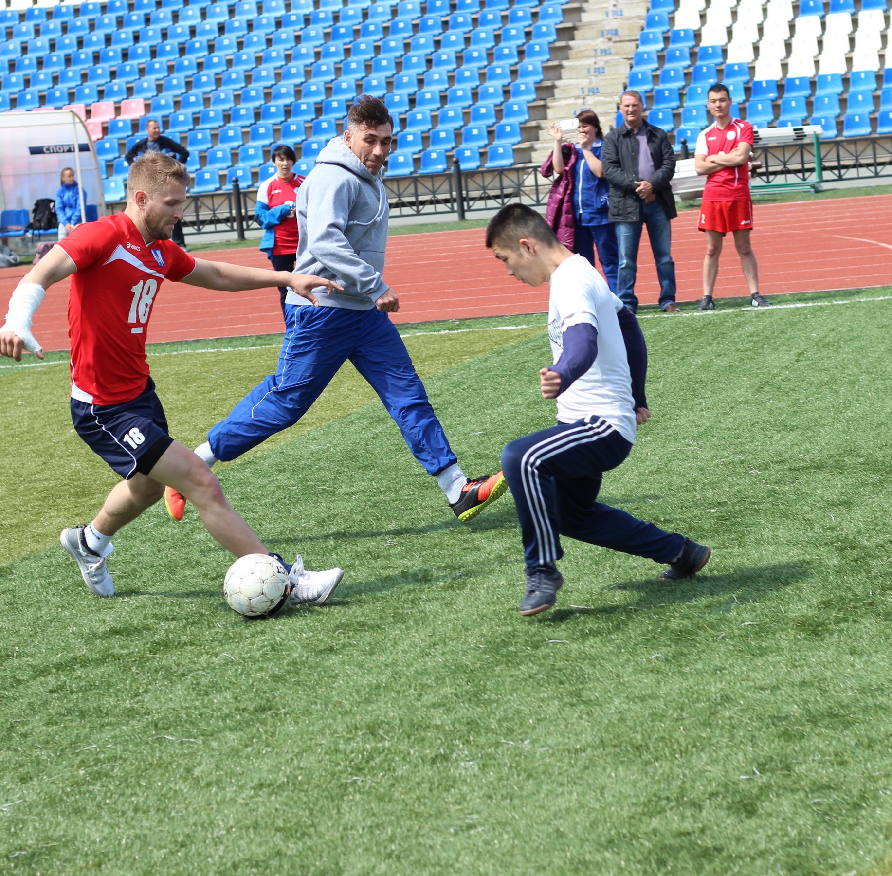 Турнир по футболу в рамках спартакиады Минспорта