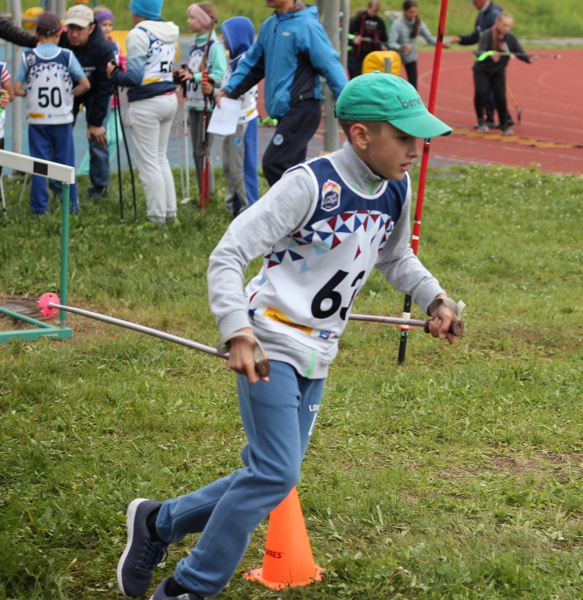 Соревнования по сухому слалому