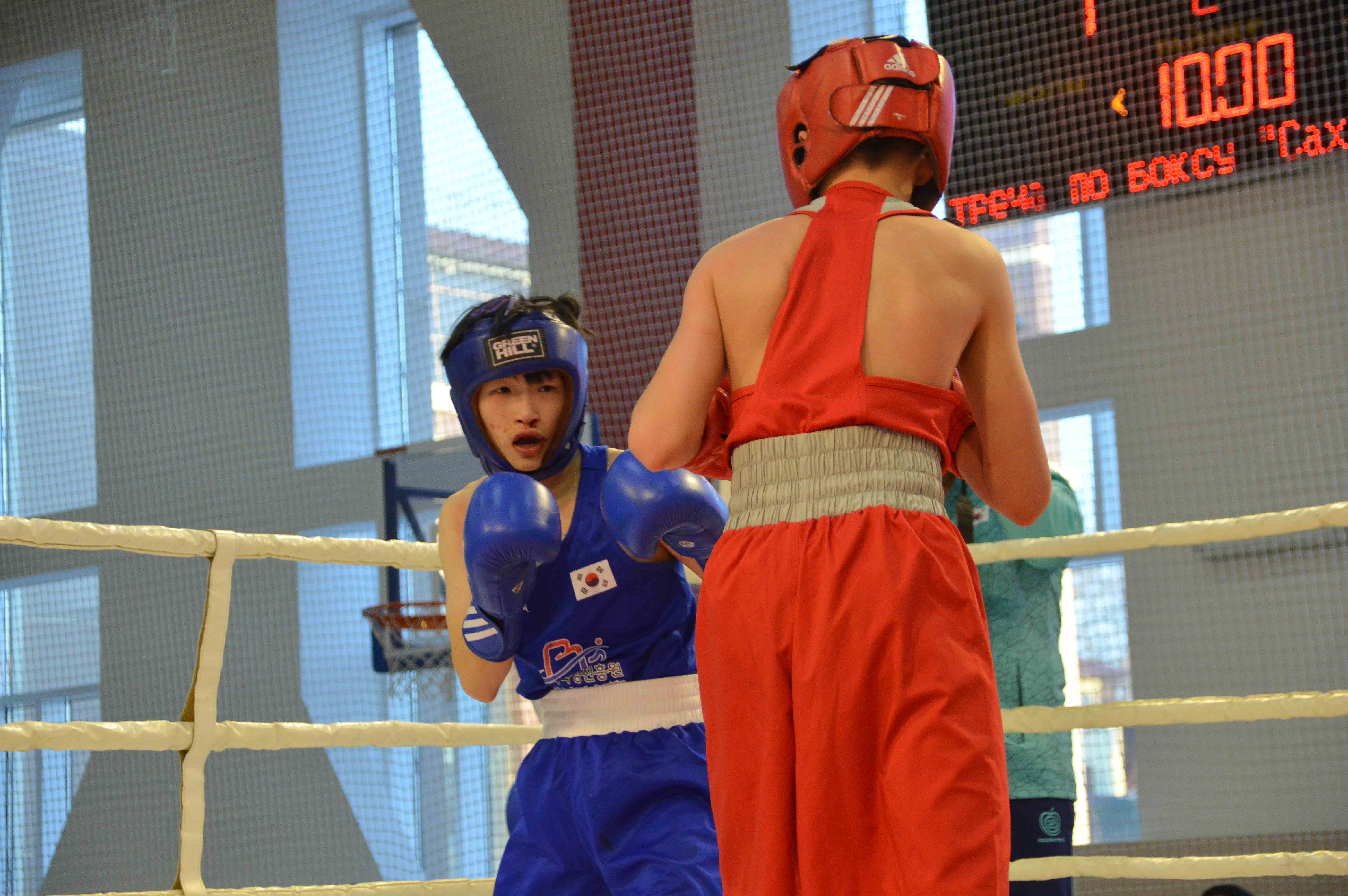 Матчевая встреча по боксу между командами Сахалина и Южной Кореи