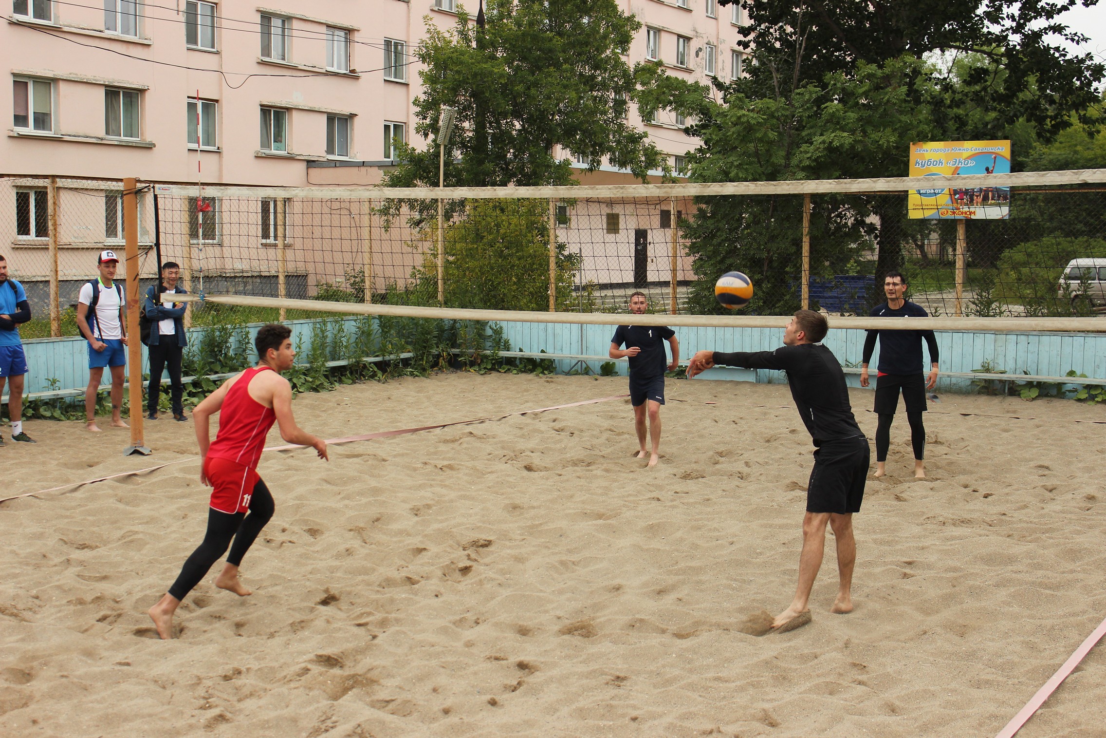 Первый тур чемпионата области по пляжному волейболу