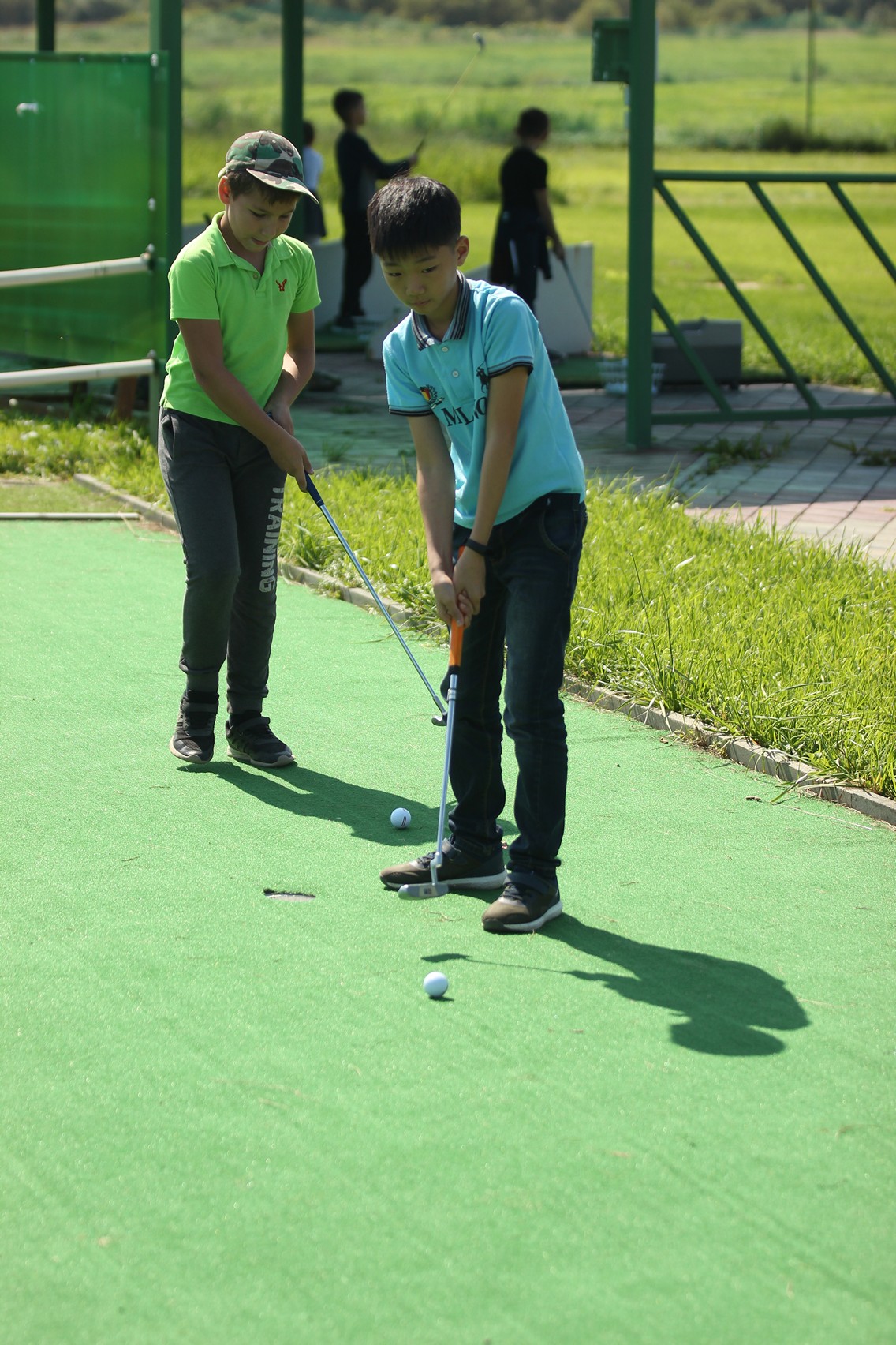 Поездка юных шахматистов в гольф-клуб