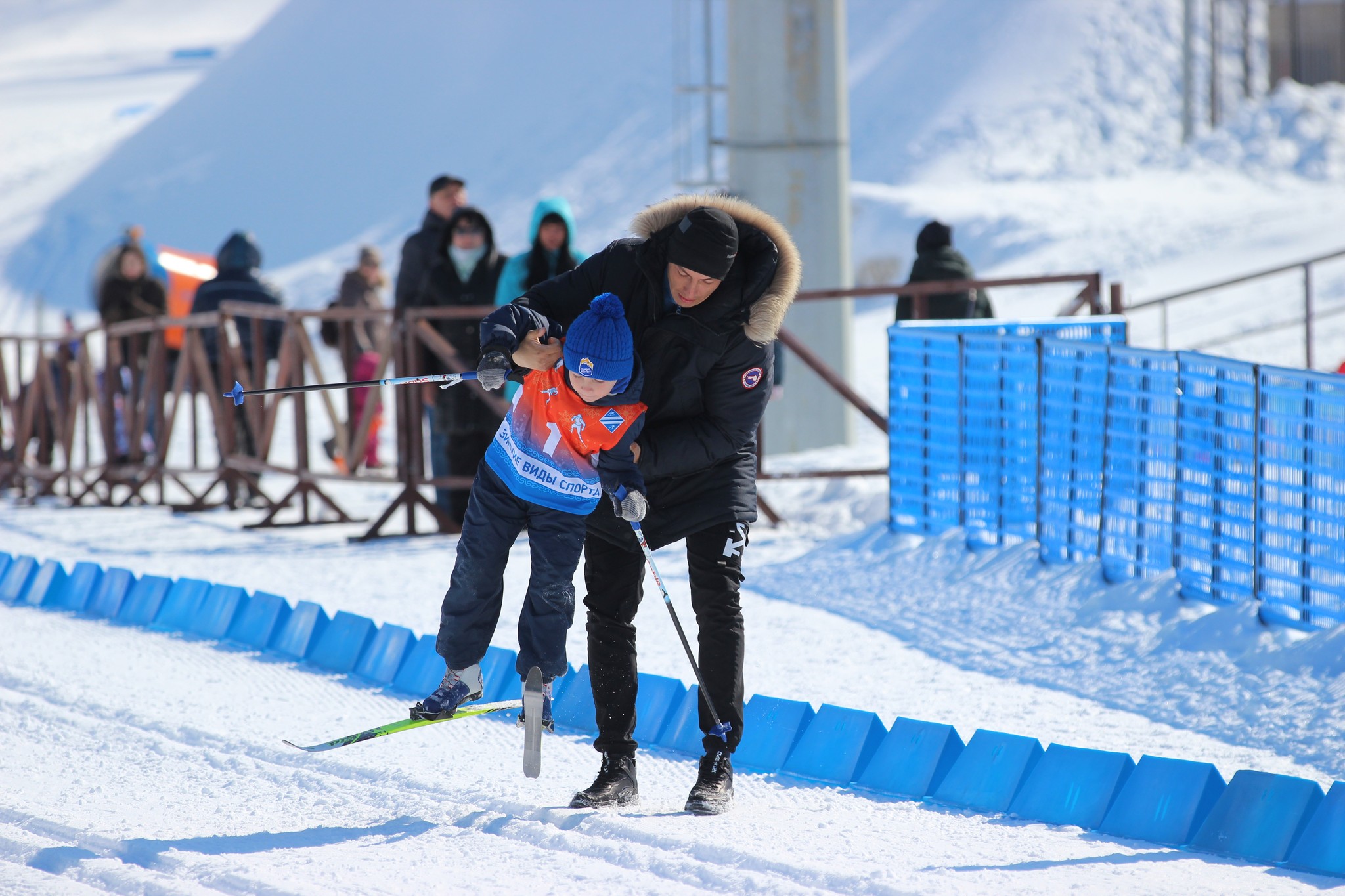 Соревнования по лыжным гонкам в рамках Спартакиады дошкольников
