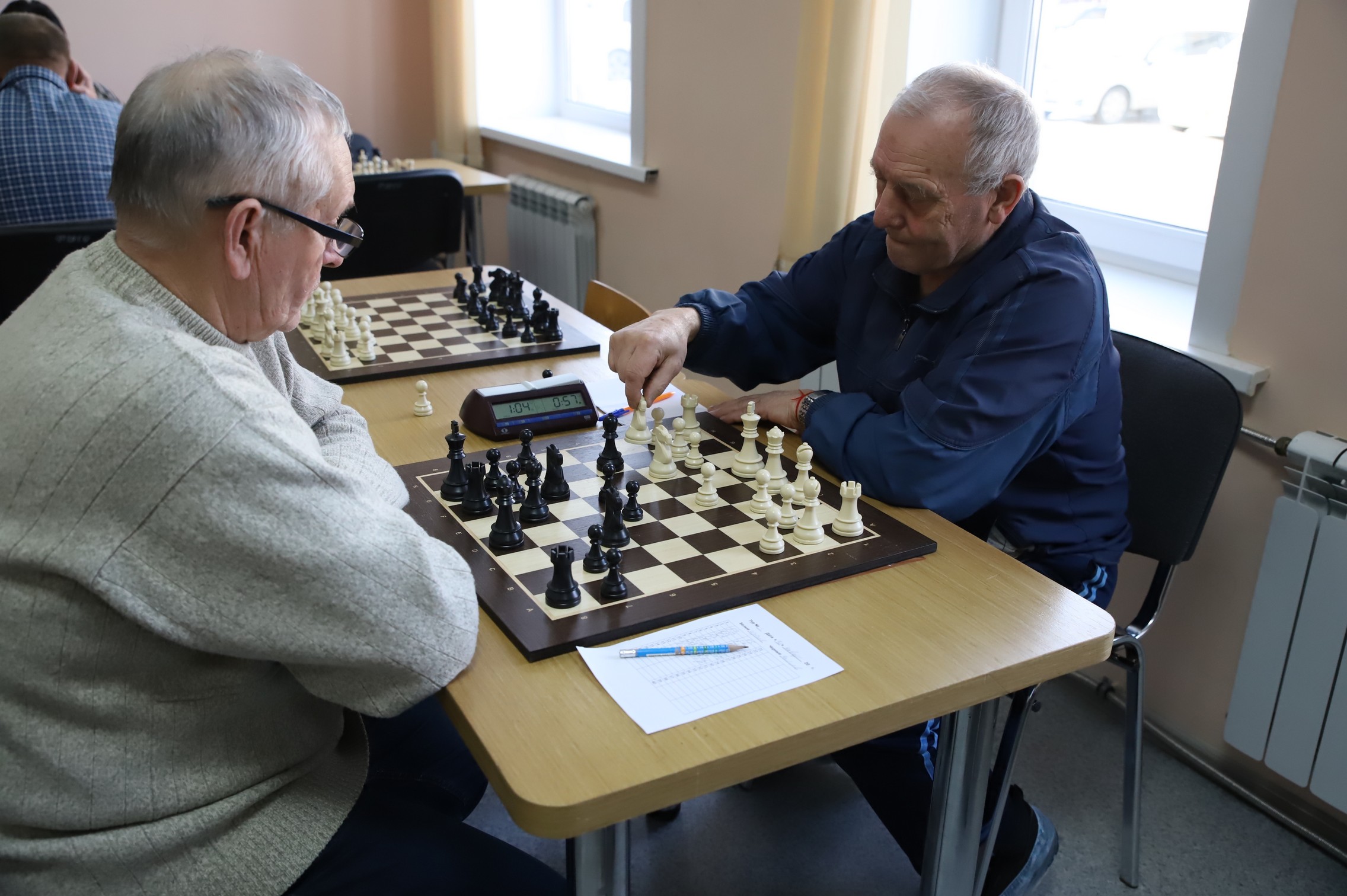 Первенство области по шахматам среди ветеранов
