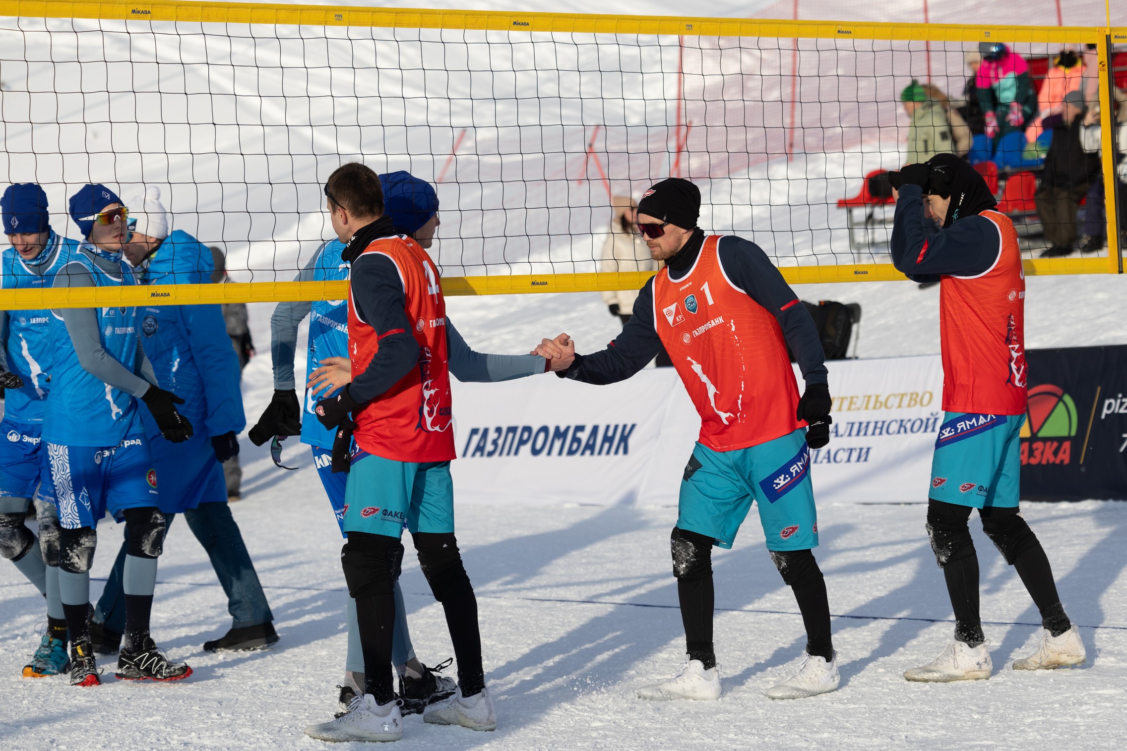 Этап Кубка России по волейболу на снегу