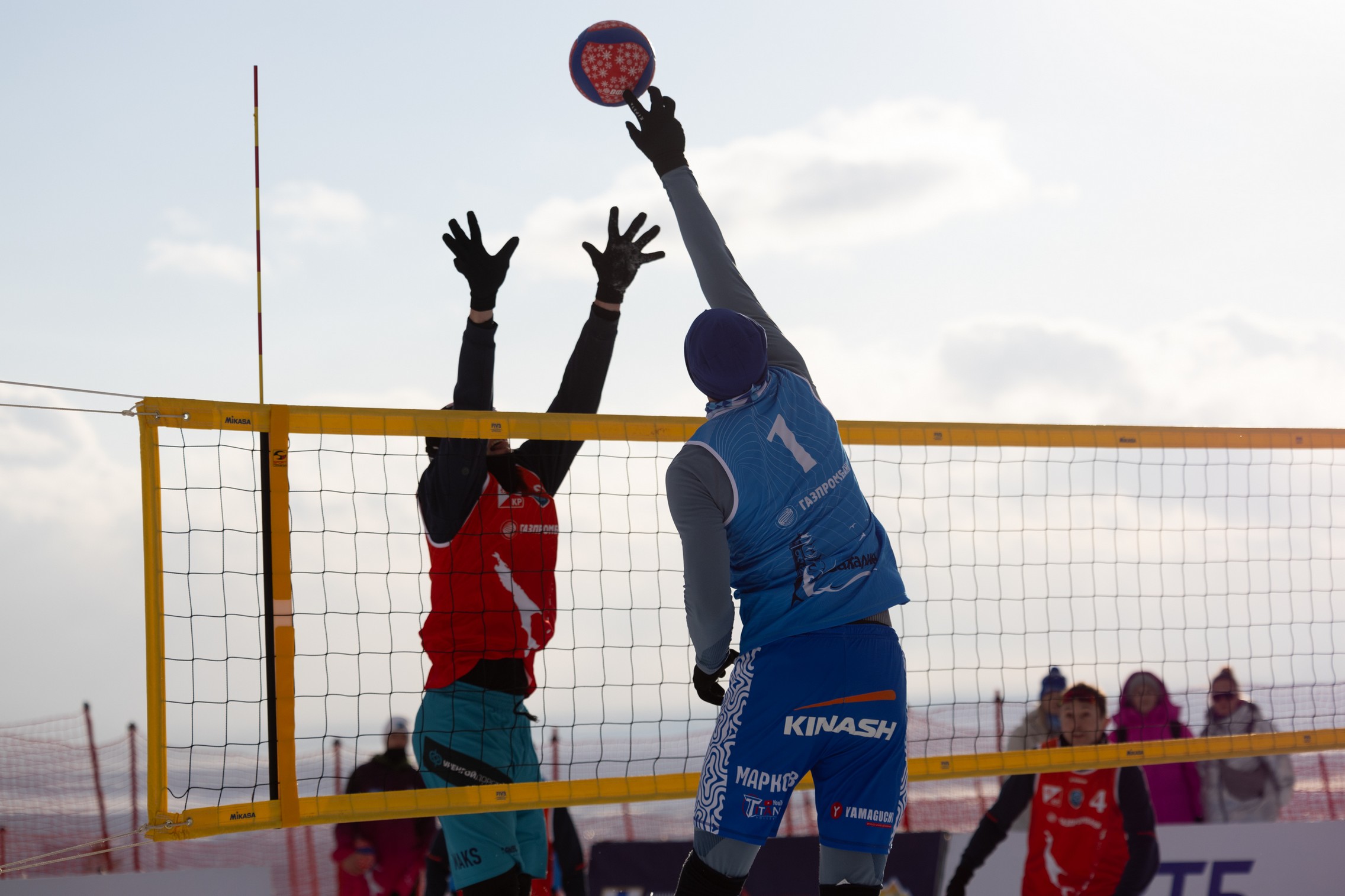 Этап Кубка России по волейболу на снегу