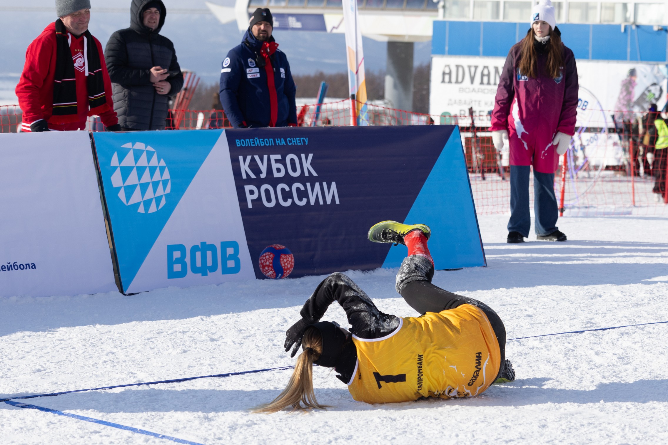 Этап Кубка России по волейболу на снегу